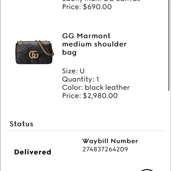 Gucci marmont  medium shoulder bag - Picture 10 of 14
